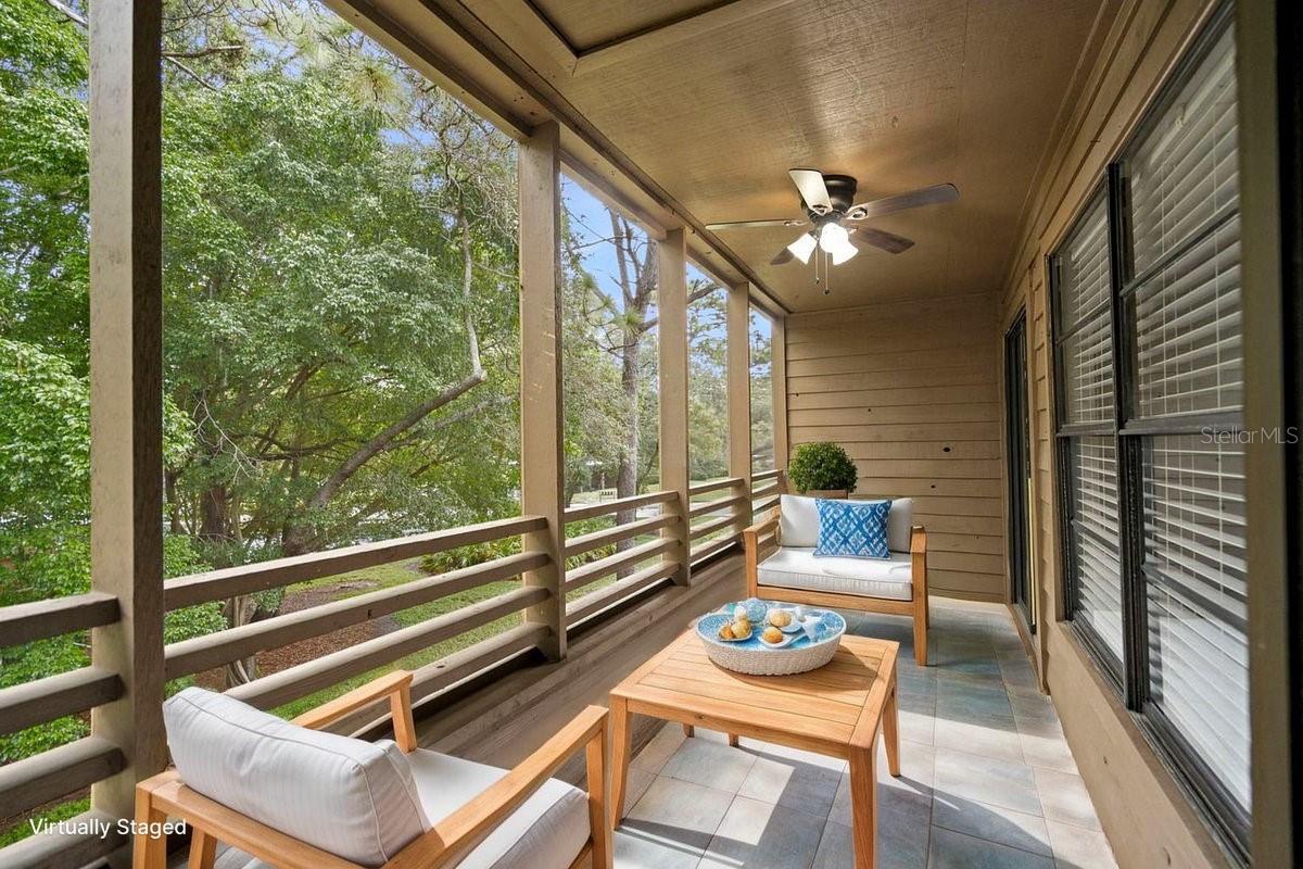 Staged Porch