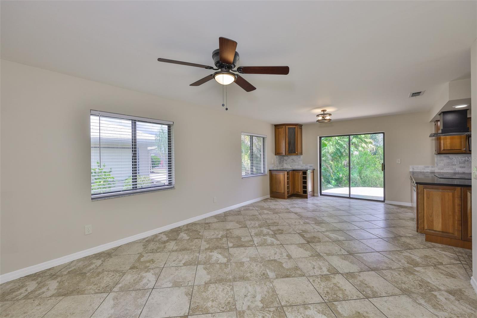 Spacious with large windows for lots of natural Florida sunshine.