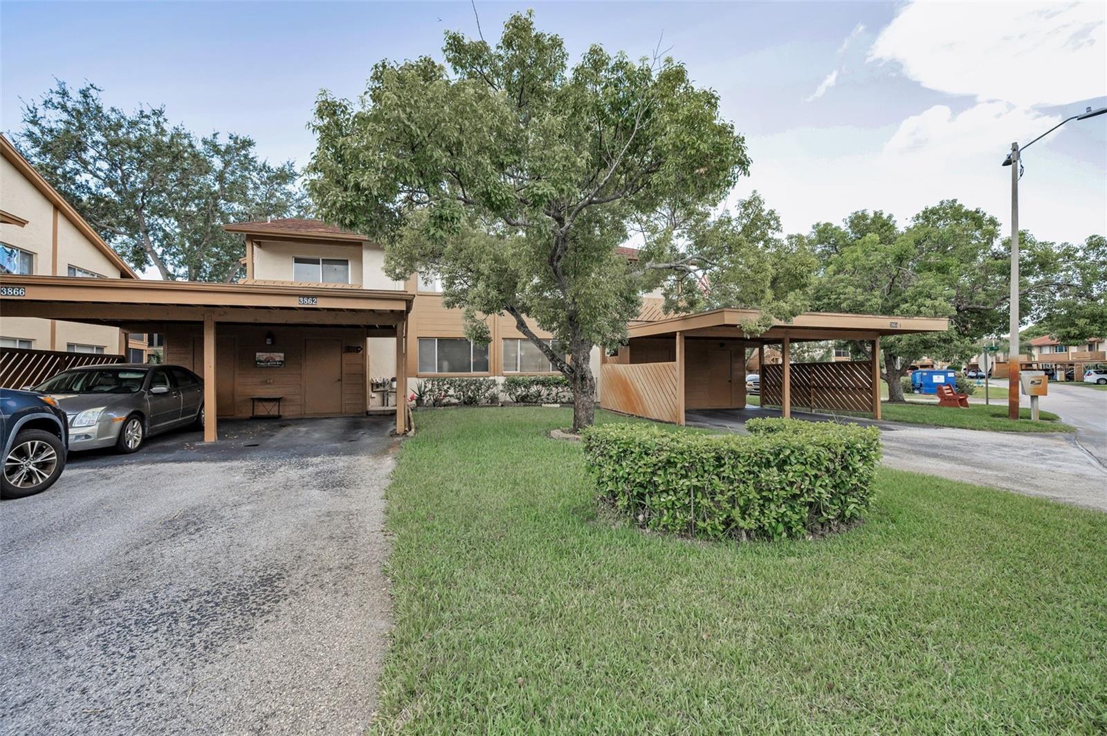 Extra Long Driveway plus plenty of Guest Parking in the community