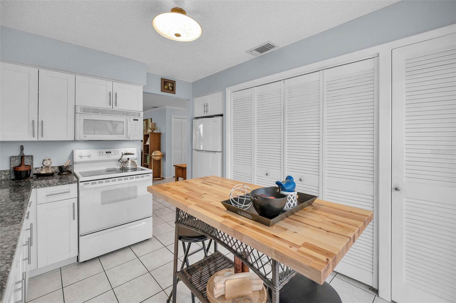 Remodeled Kitchen -Laundry Closet-Pantry closet