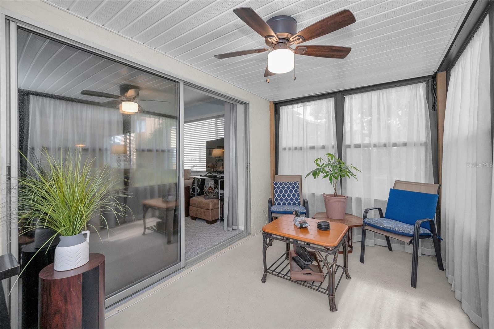 Inviting Rear Lanai off the Living Room