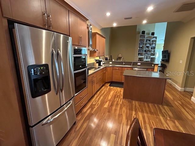 Renovated chef's kitchen.