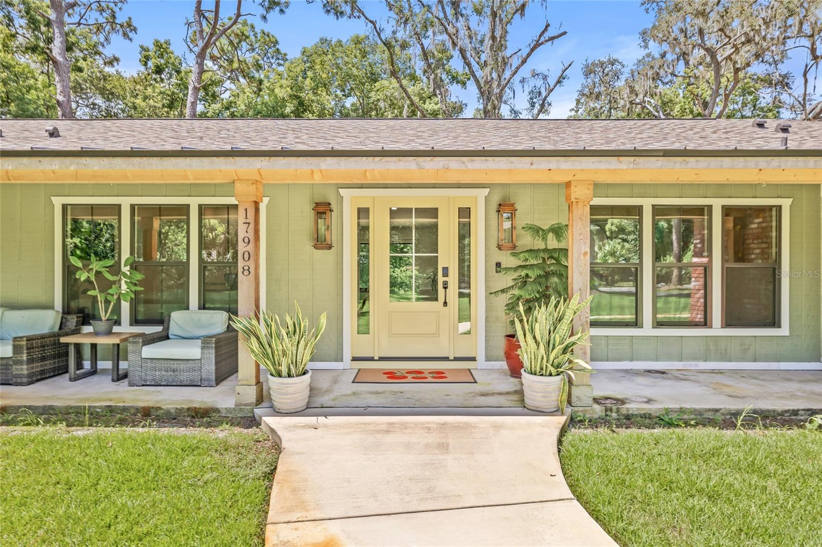 Enjoy your coffee in the morning on your new front porch!