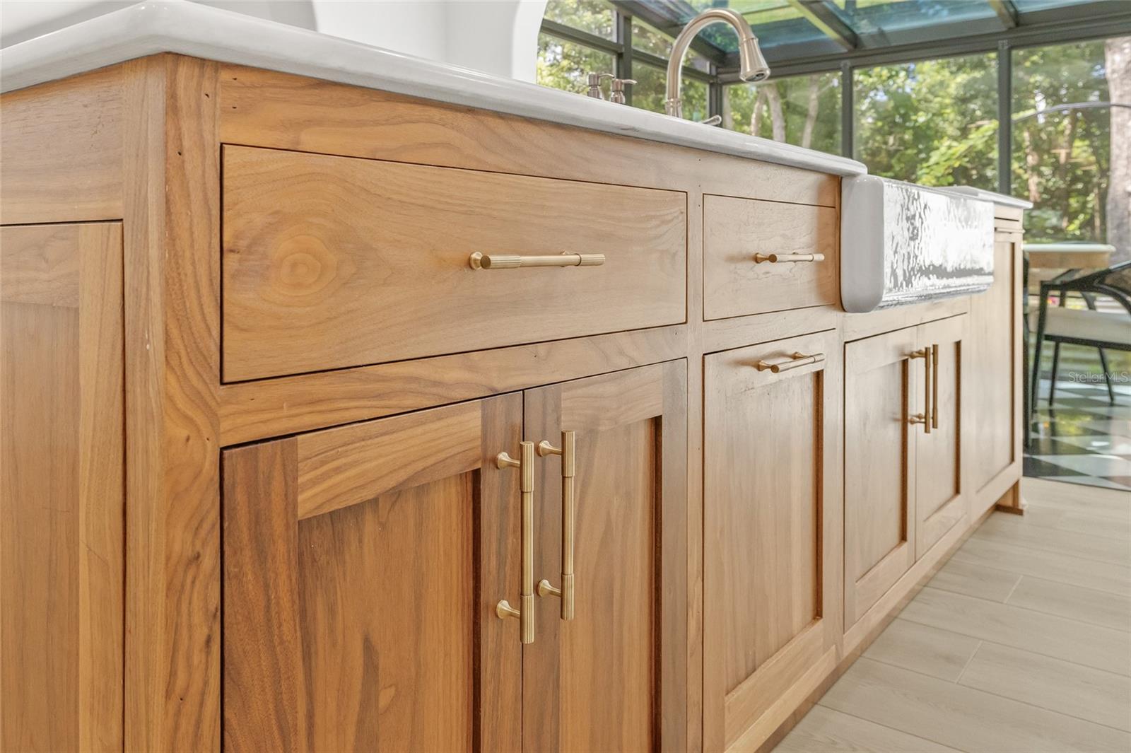 Custom Cabinetry and High End Hardware!