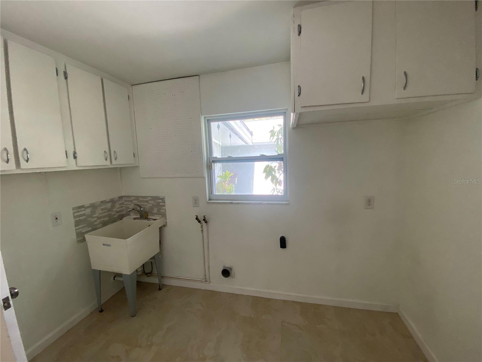 Indoor utility room