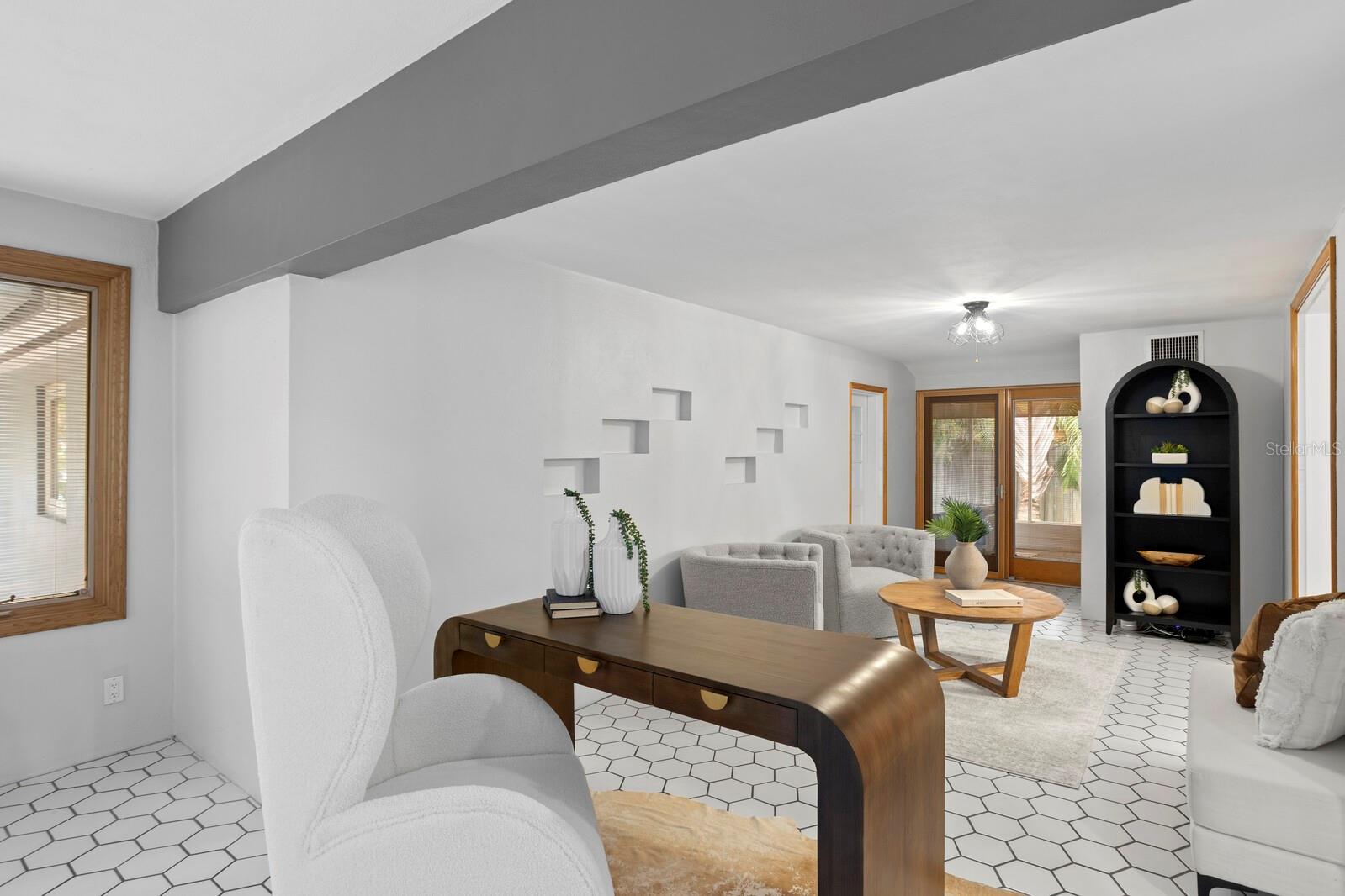 This could be a meditation room or home gym