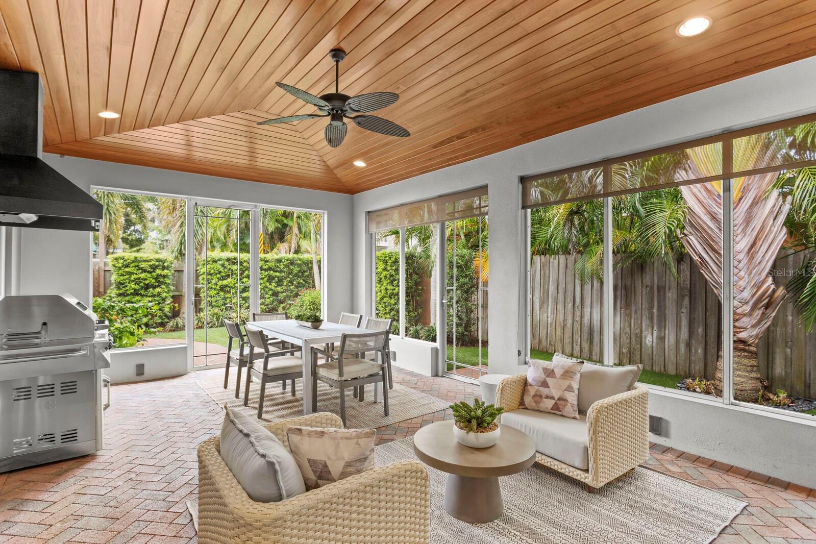 Perfect place to entertain with outdoor Jenn-Air grill