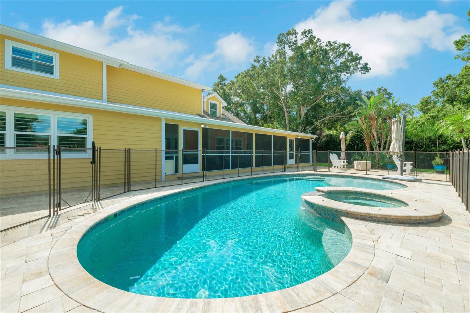 Patio and Pool Area