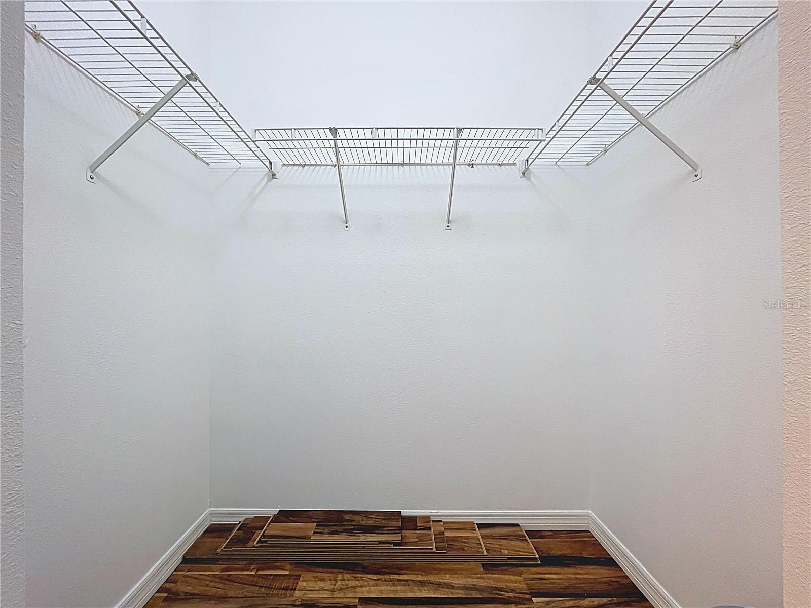 Primary closet
