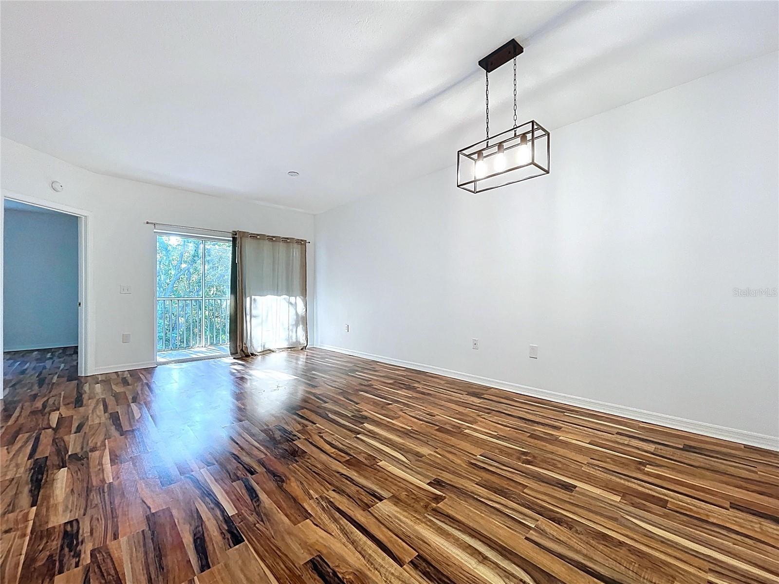Living/dining area