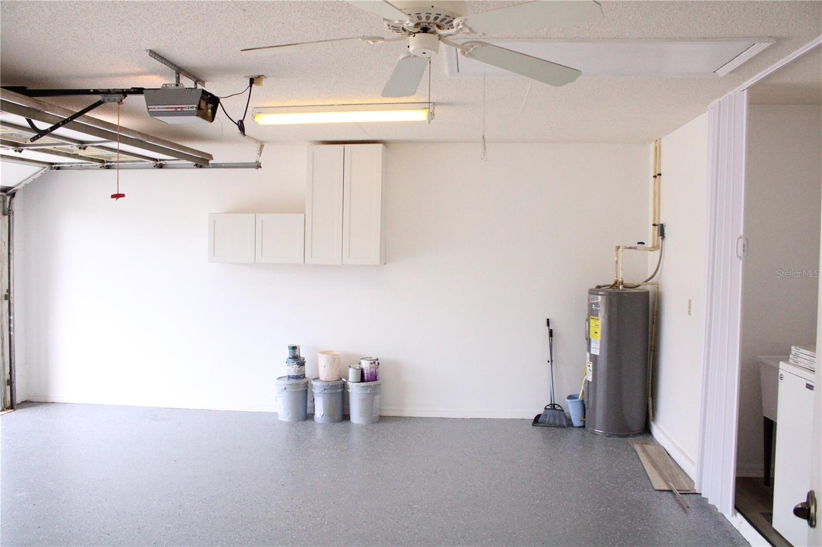 Foyer view of garage