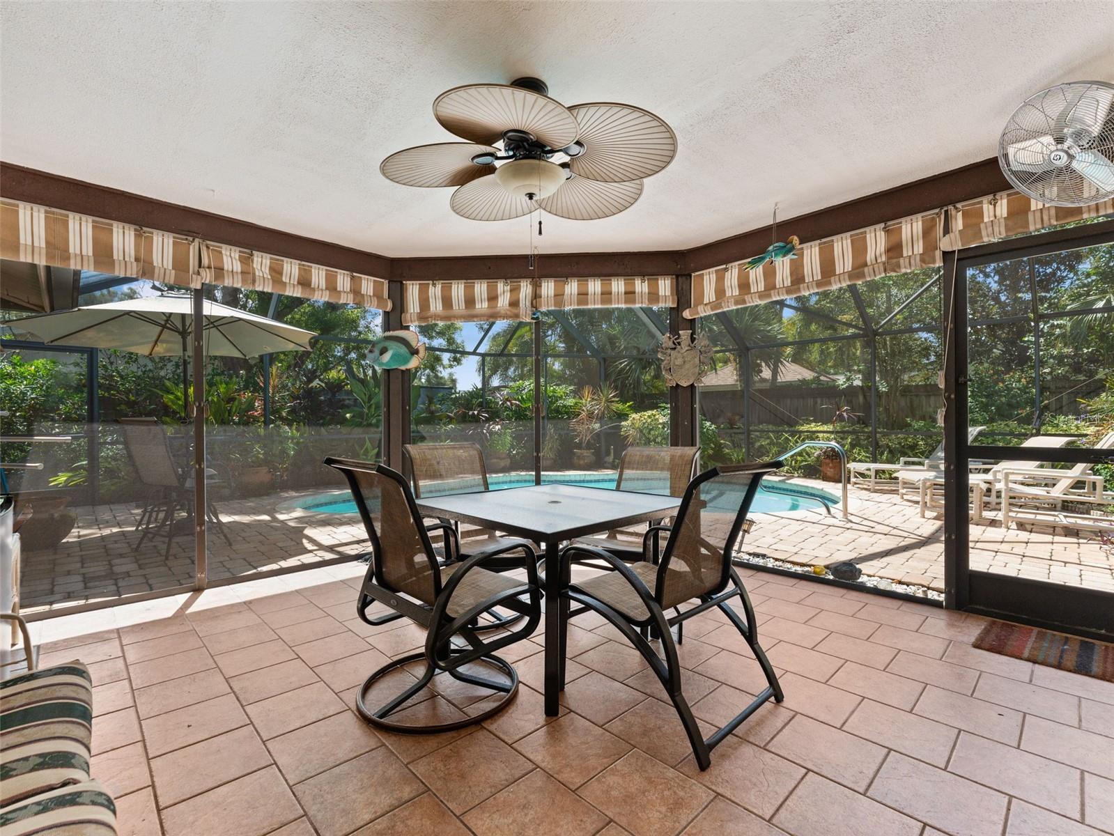 chill in the patio overlooking your private pool
