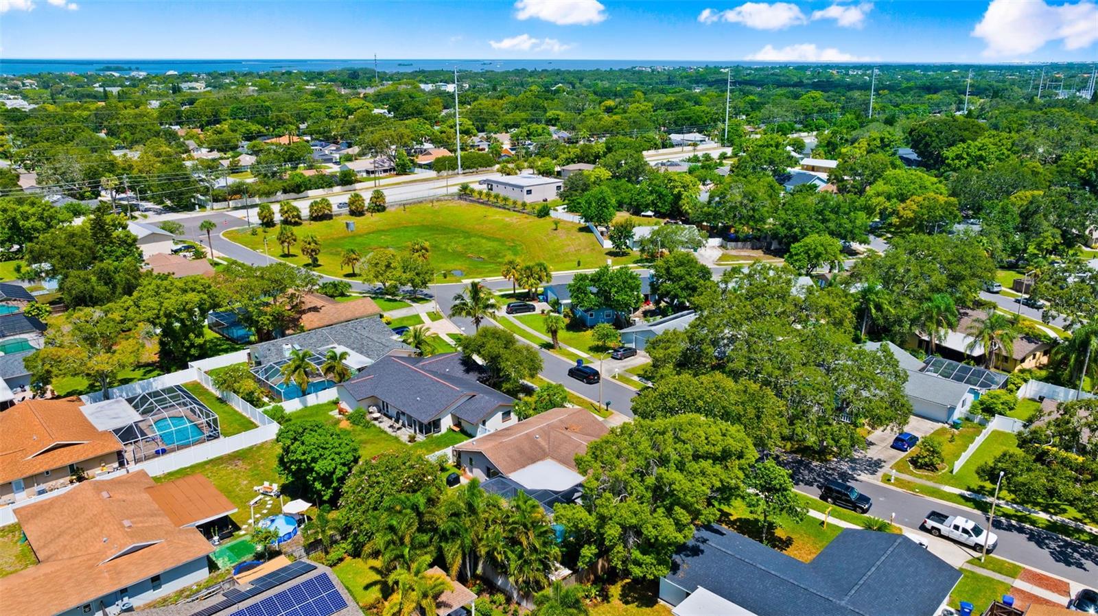 Aerial View! So close the the Gulf, the Pinellas Trail, Downtown Palm Harbor and so much more!