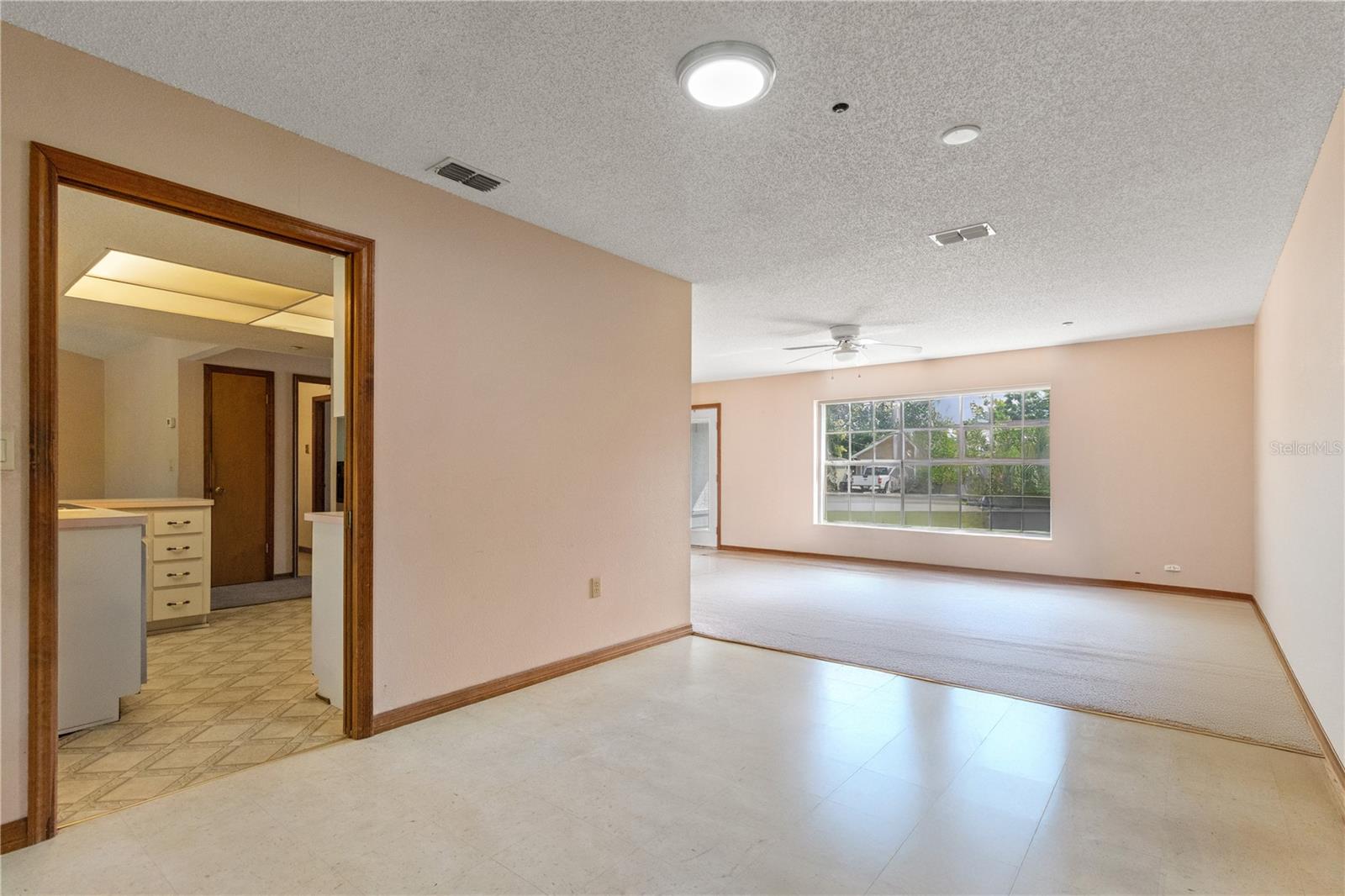 Dining room, Front Living Room, Virtually Enhanced