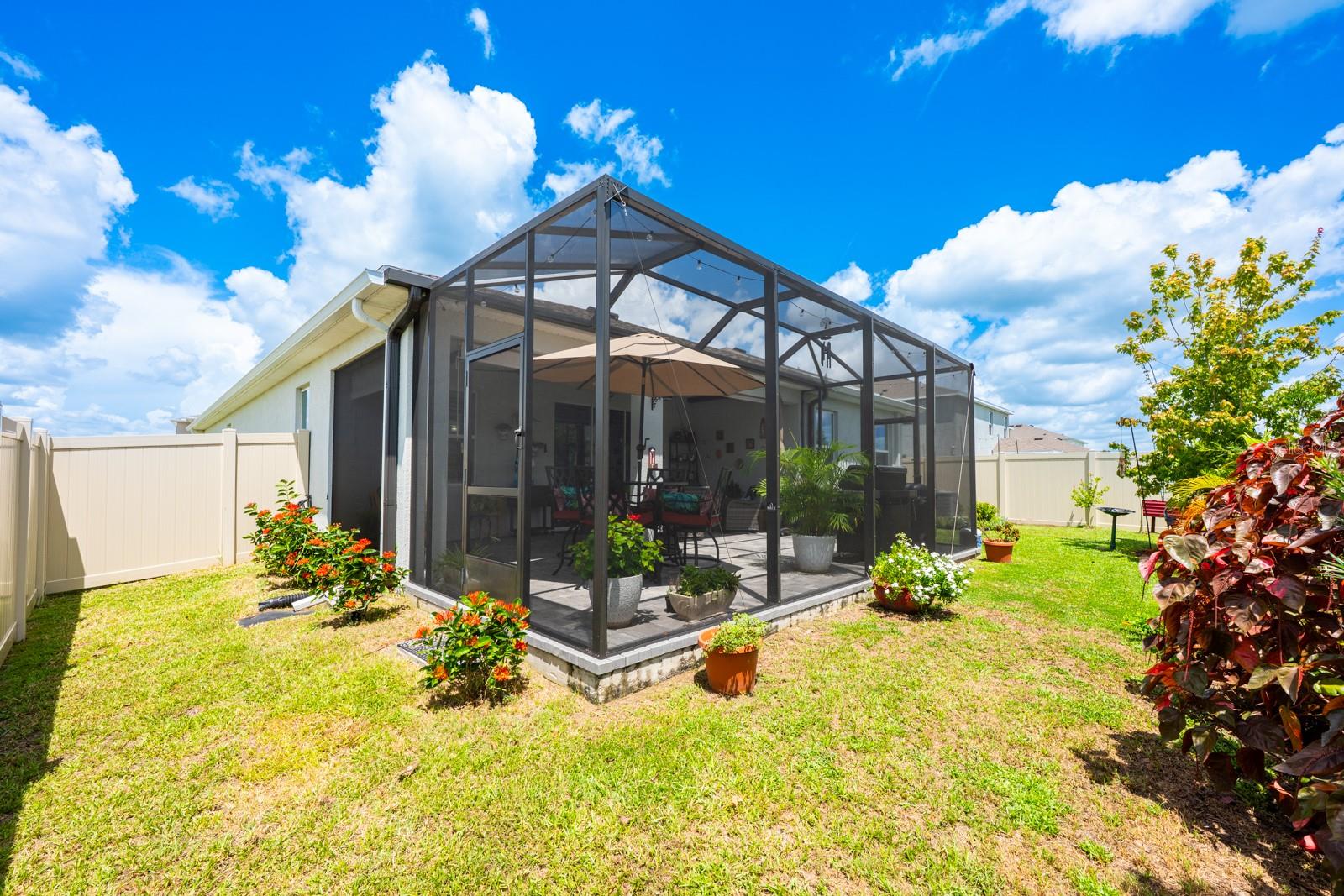Extended covered lanai