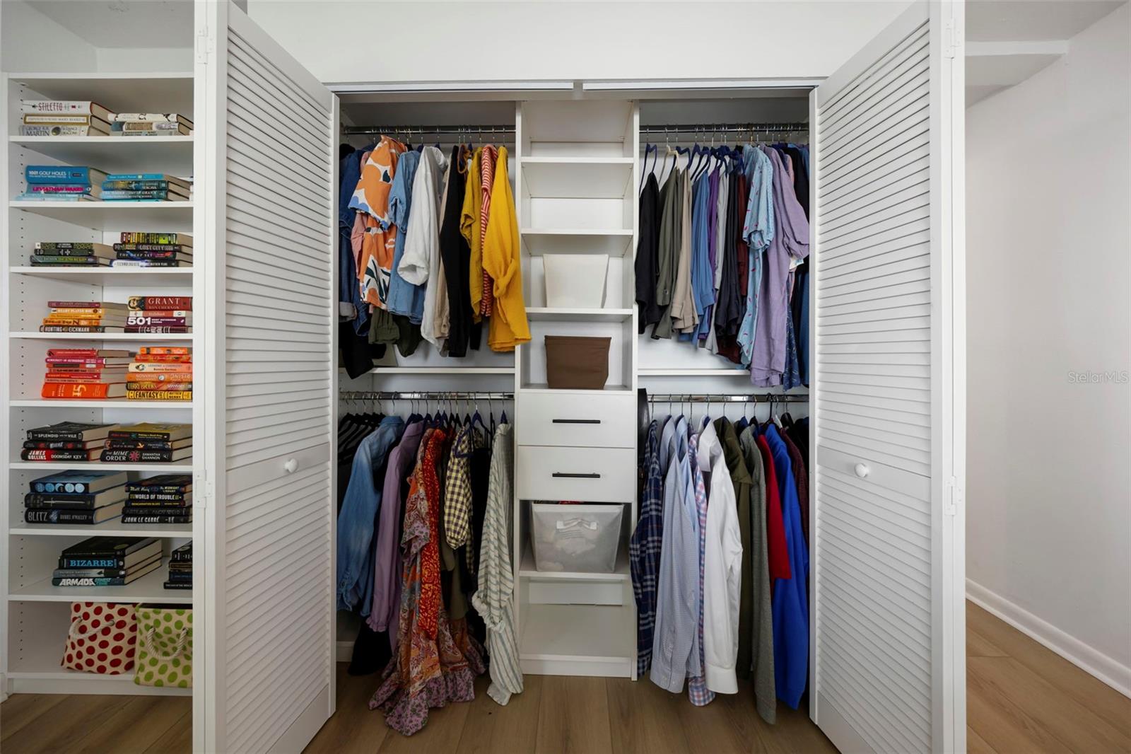 Custom Closet System in the Primary!