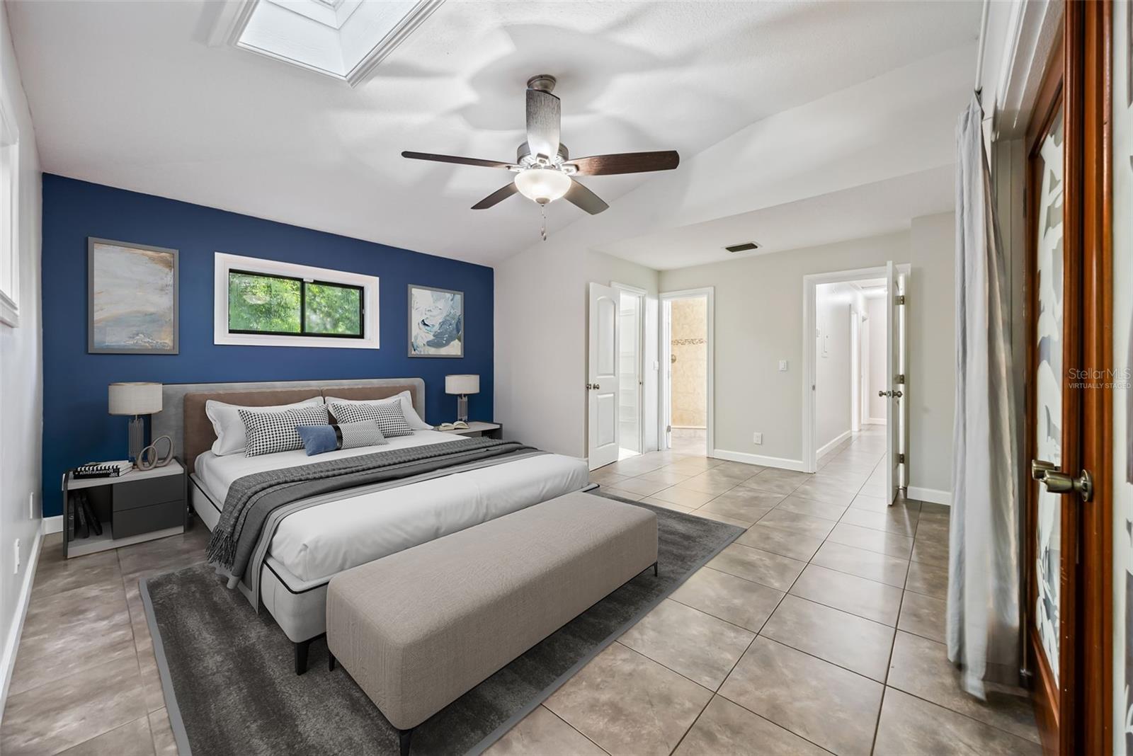 Virtually Staged Primary Bedroom!