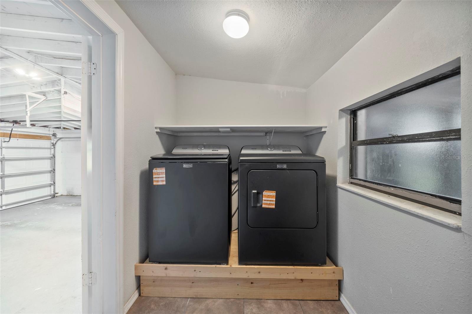Laundry Room off of the Garage