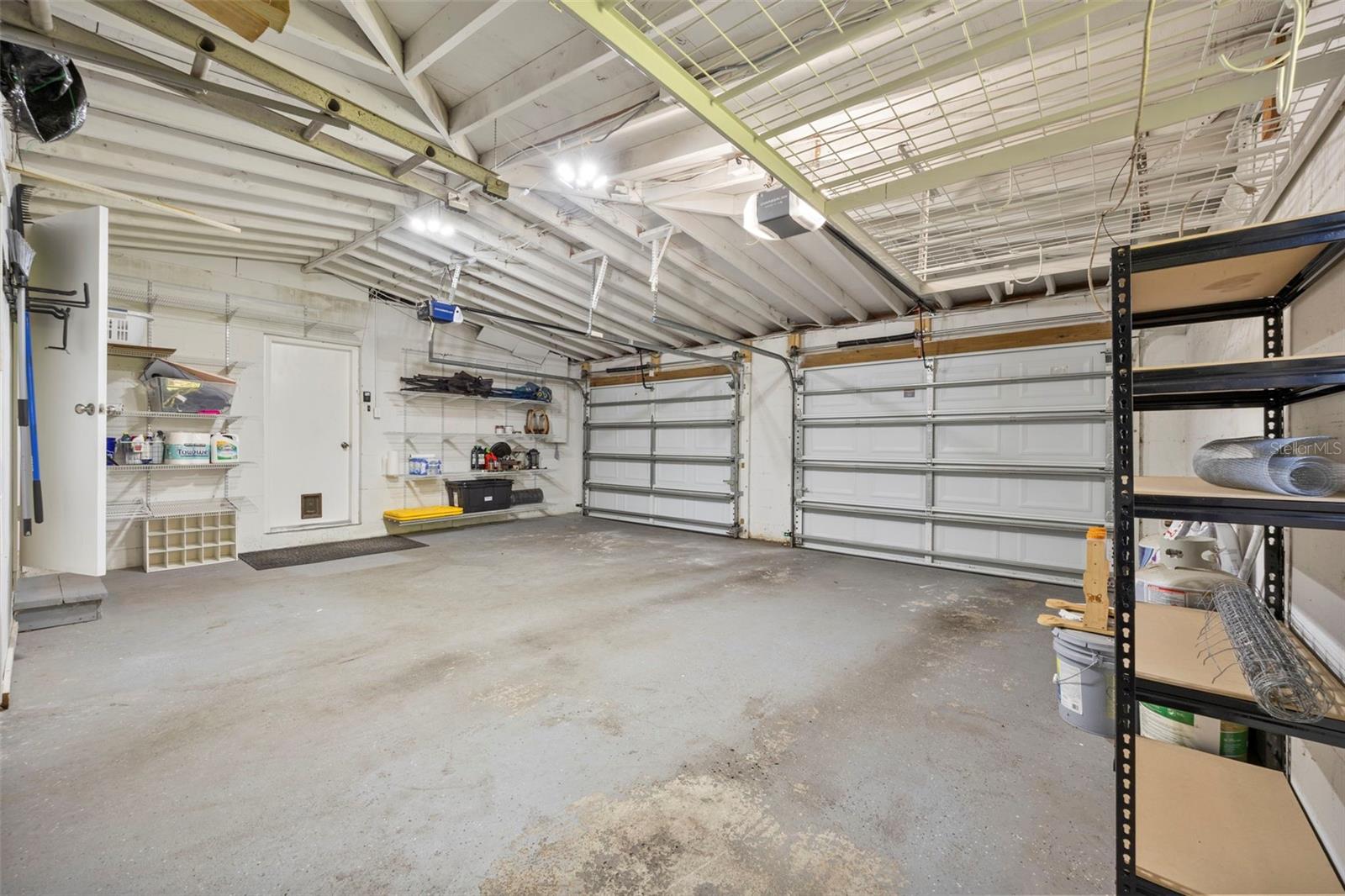 HUGE 2 car, Oversized Garage