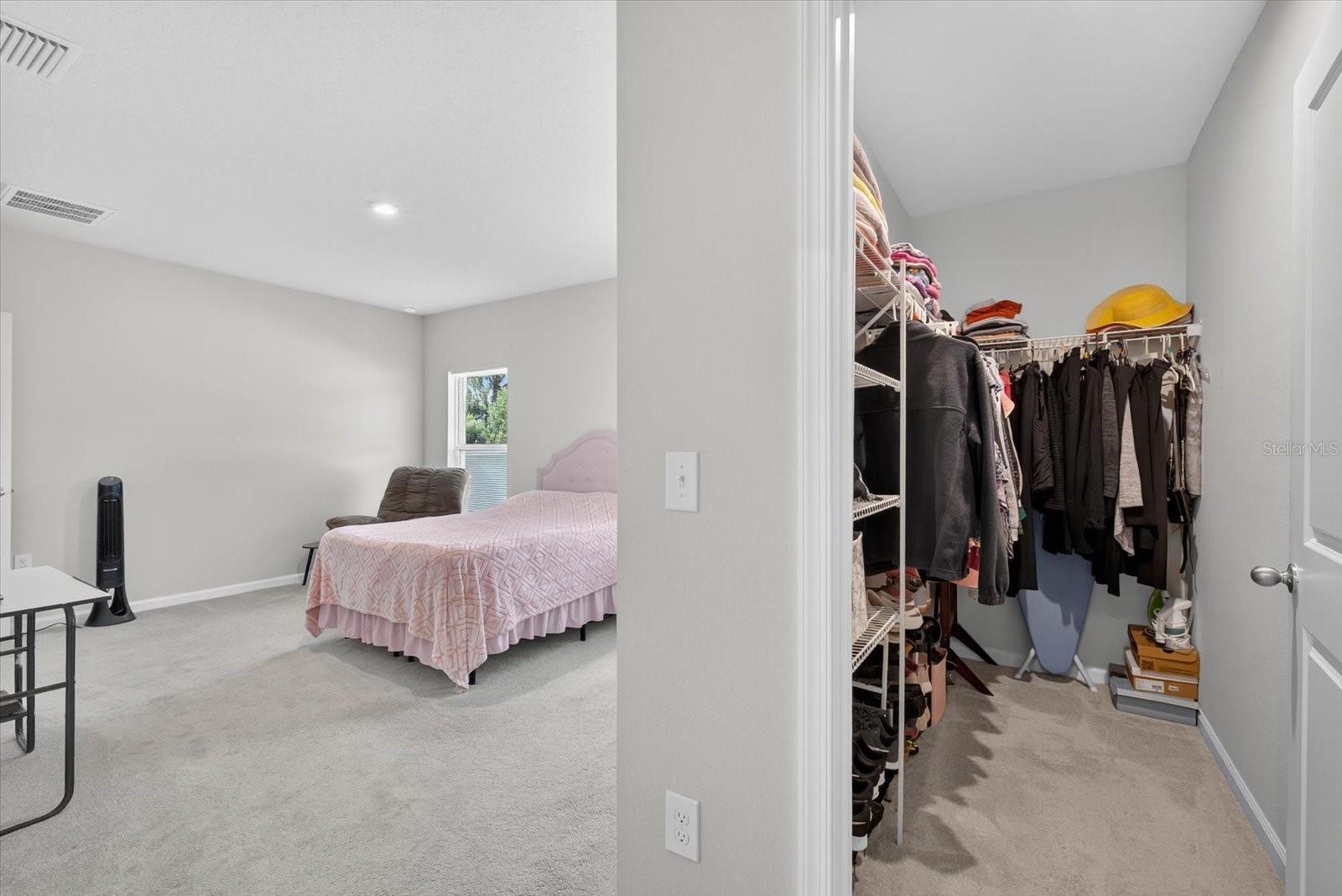 Large Walk-in Closet in Primary Bedroom