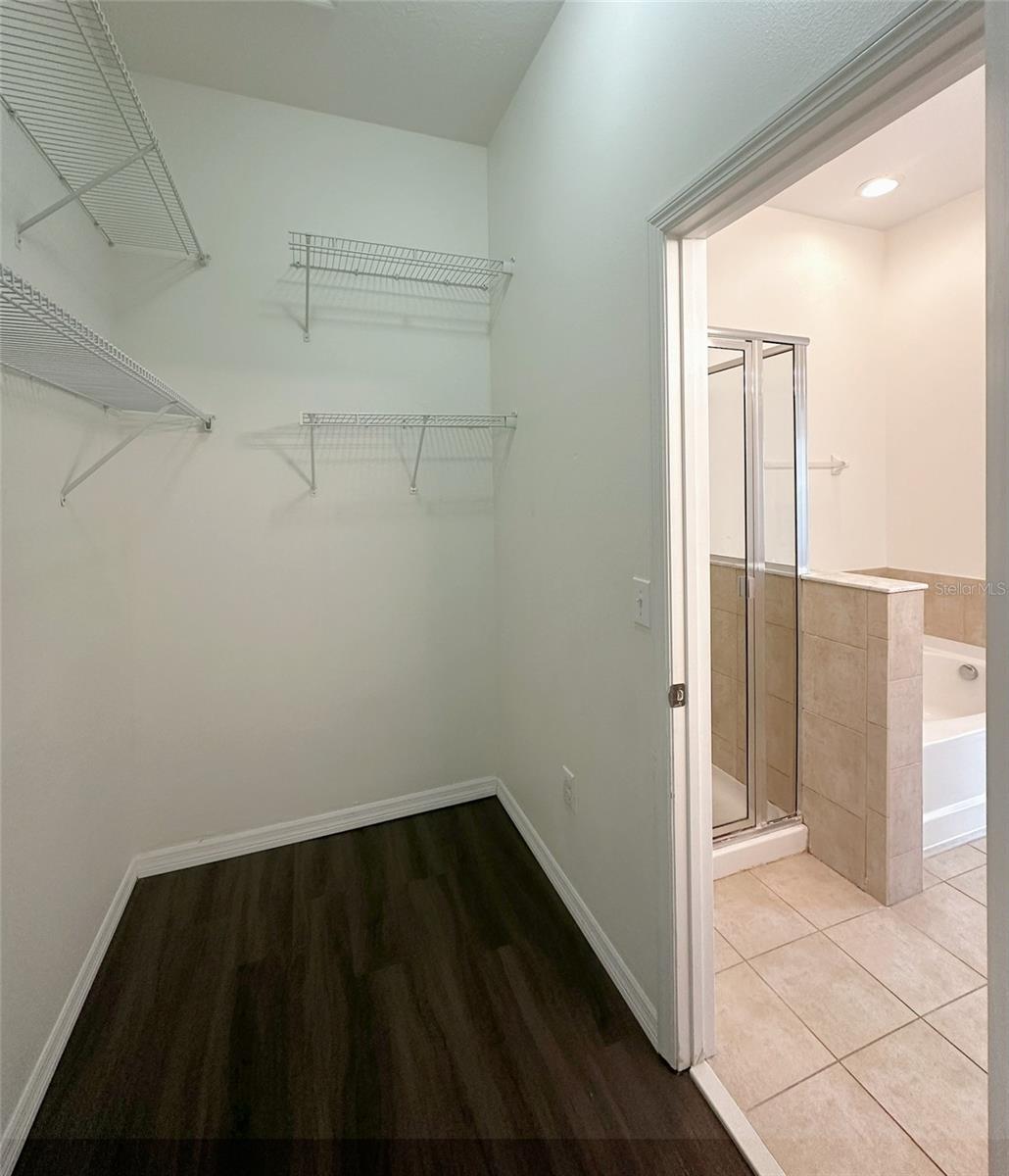 Master Bedroom Walk In closet