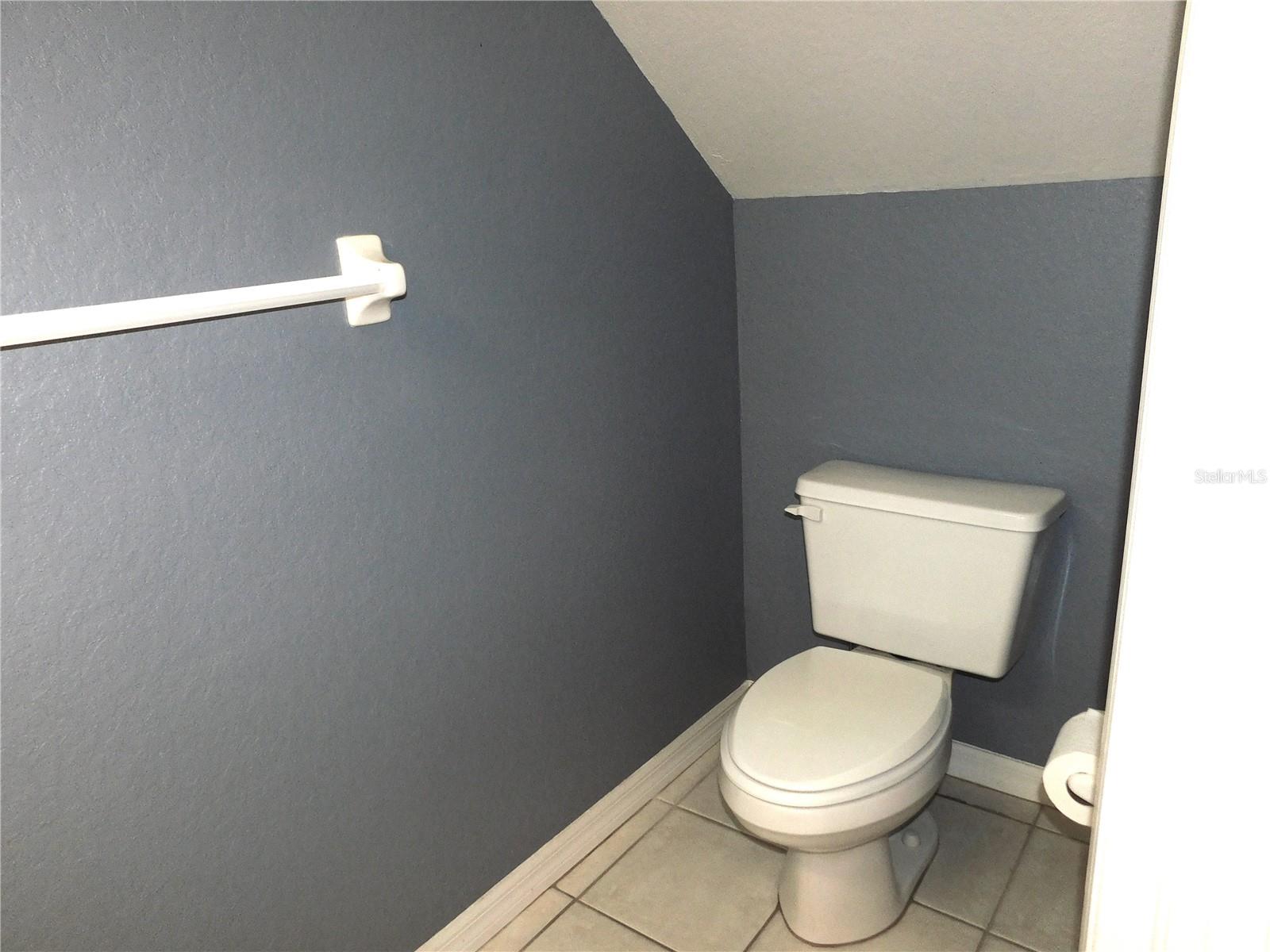 Half bath on the first floor