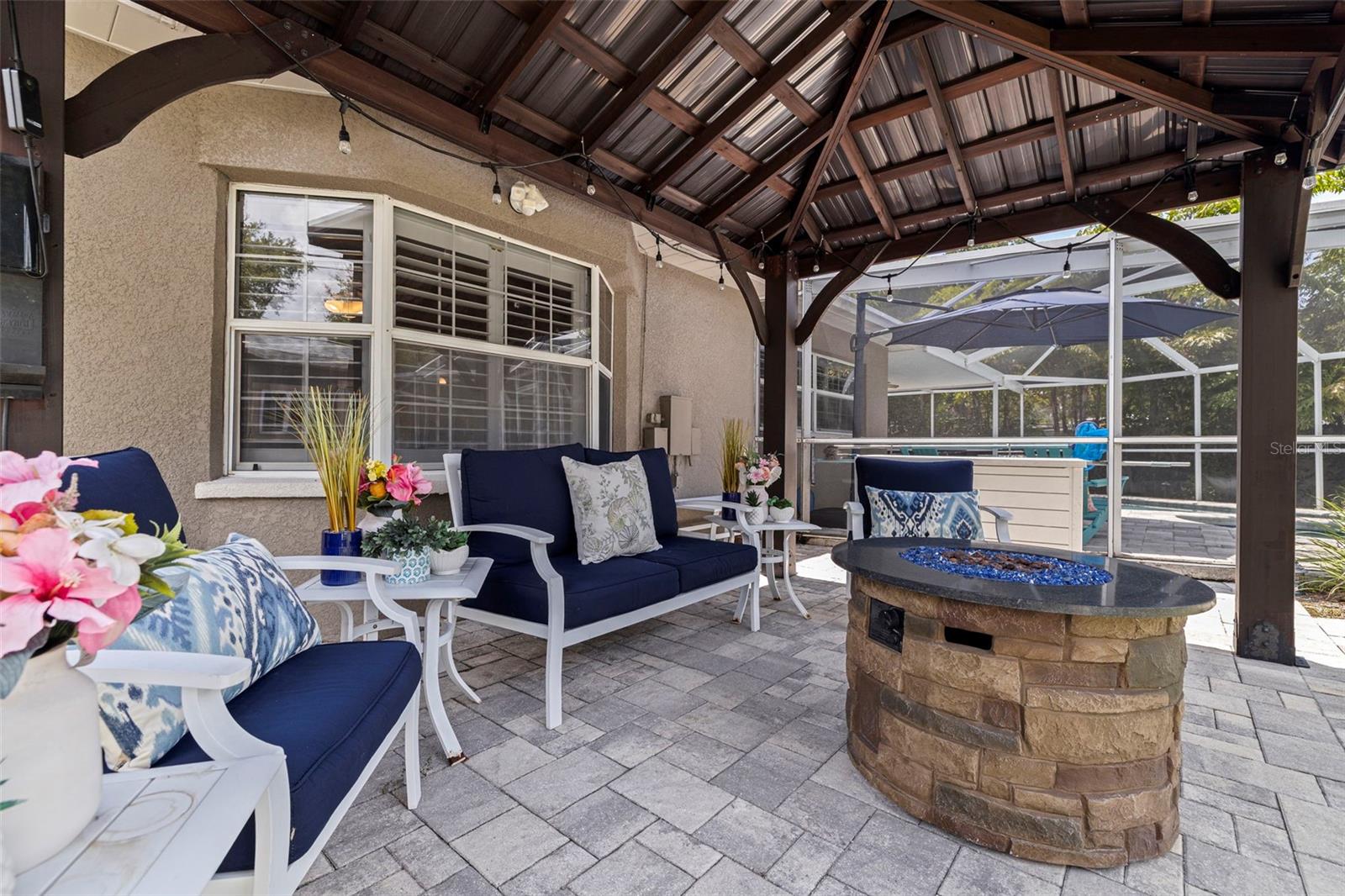 Backyard gazebo