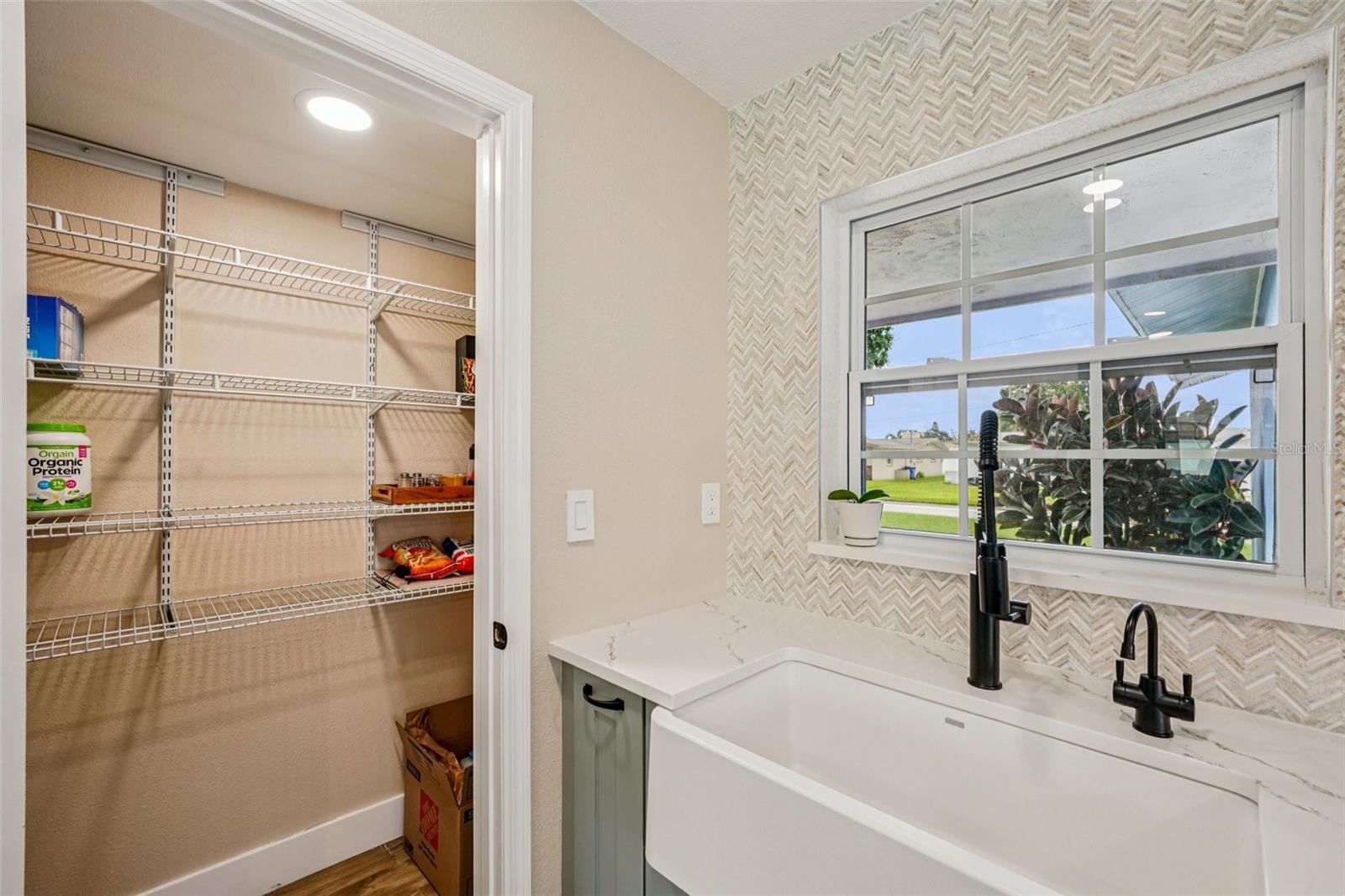 Food Pantry in Kitchen