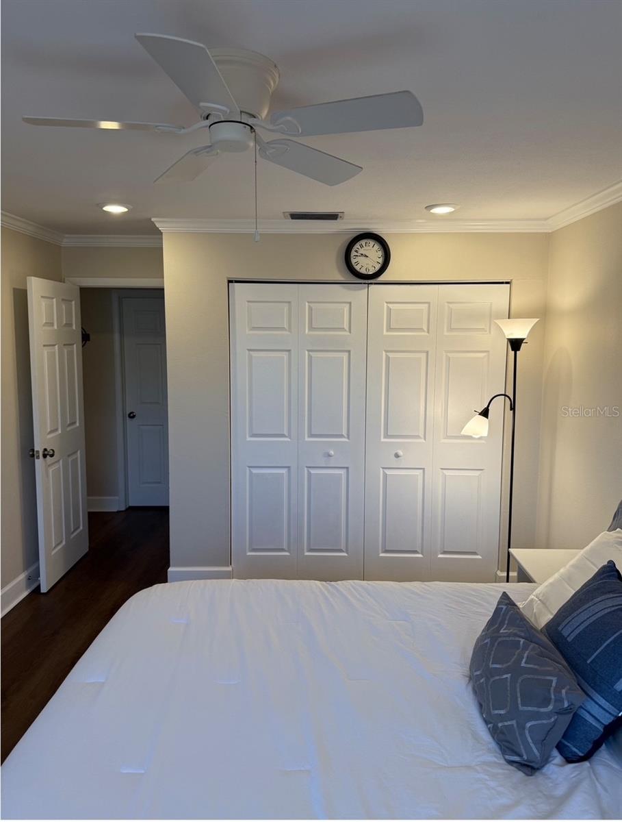Bedroom #2 with built-in closet