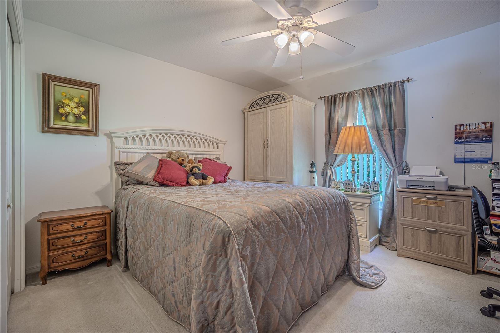 Guest bedroom on separate wing