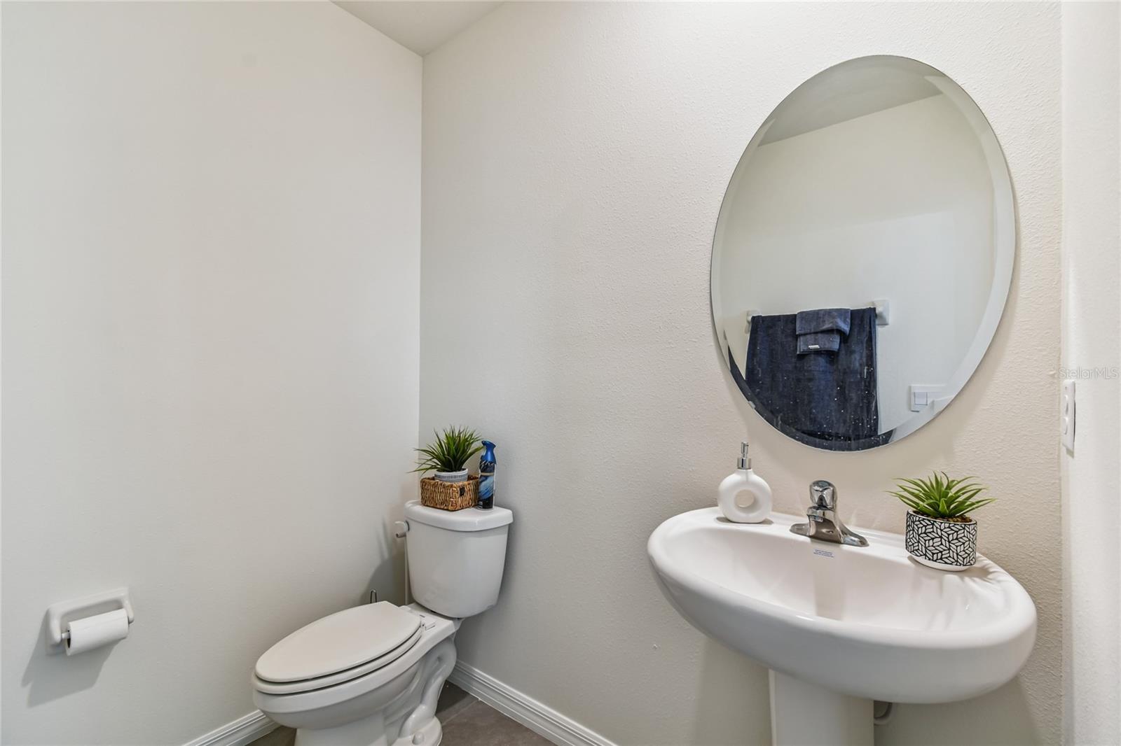 1st floor half bath