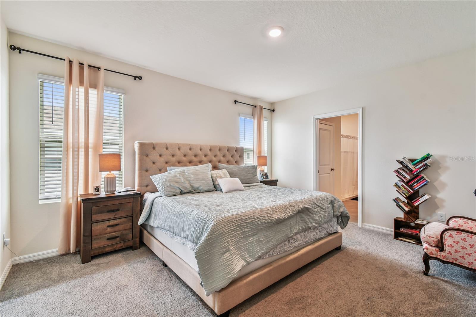 Second floor primary bedroom suite