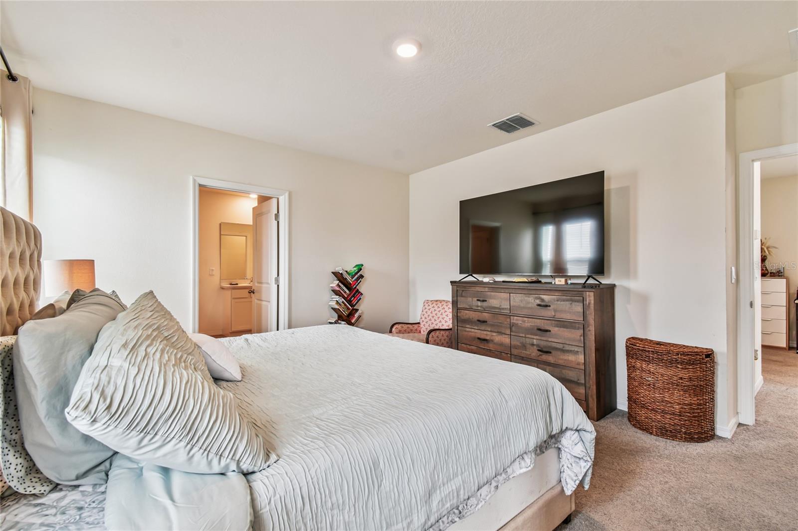 Second floor primary bedroom suite