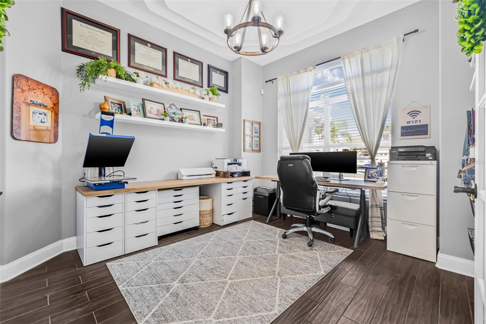 Front of House Office with Doors