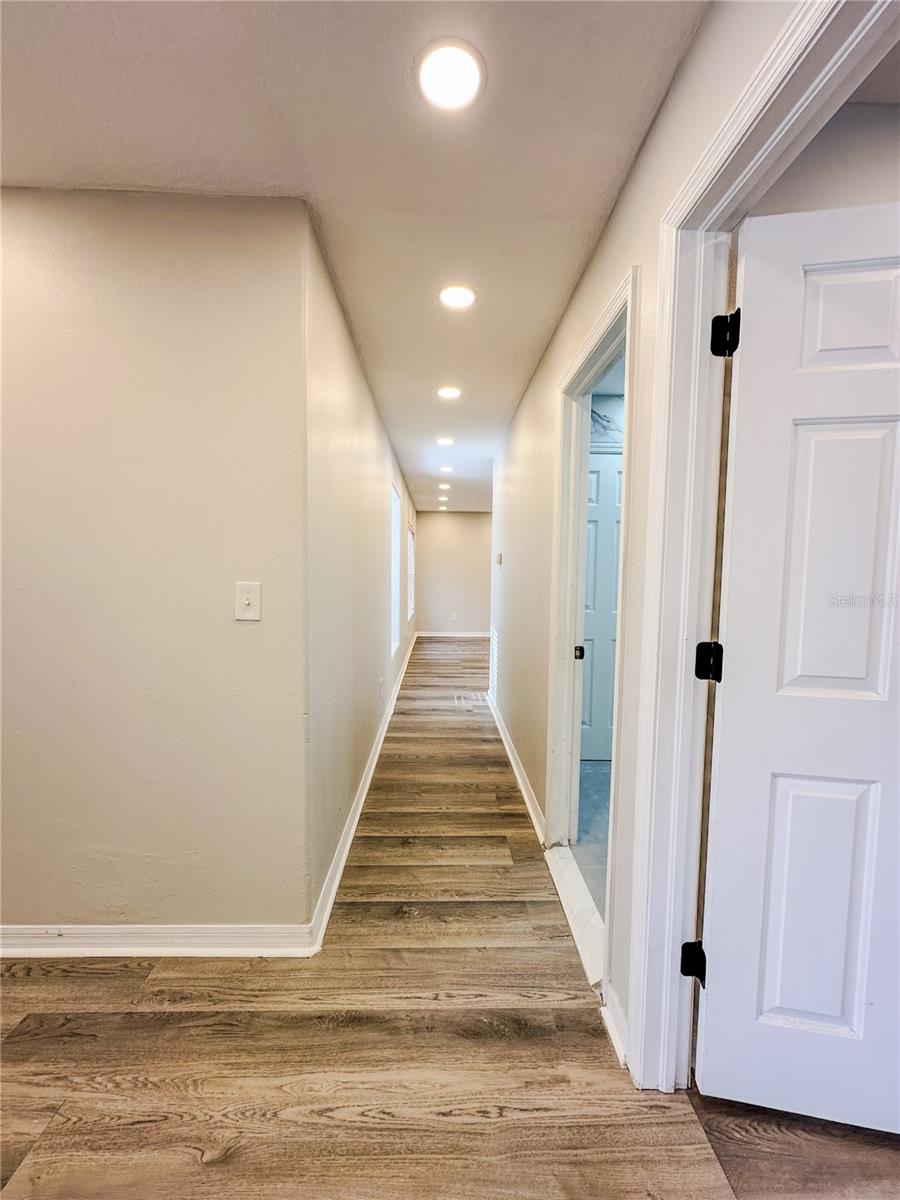 hallway to upstairs three extra bedrooms