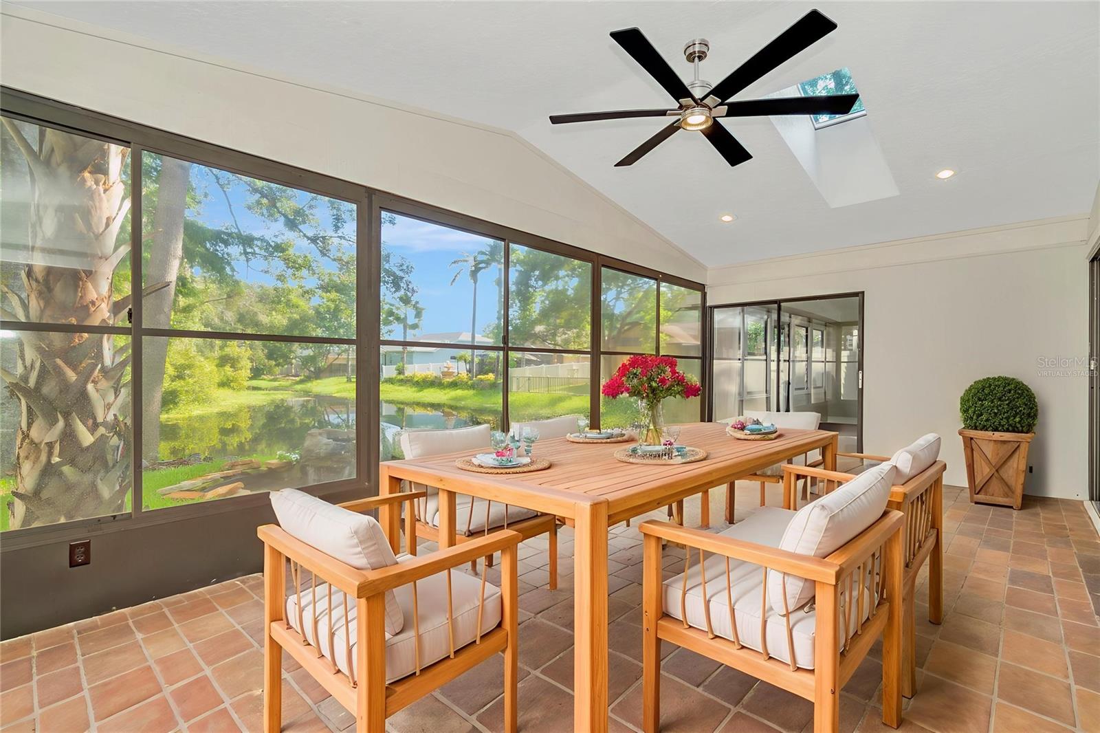 Virtually Staged Sunroom