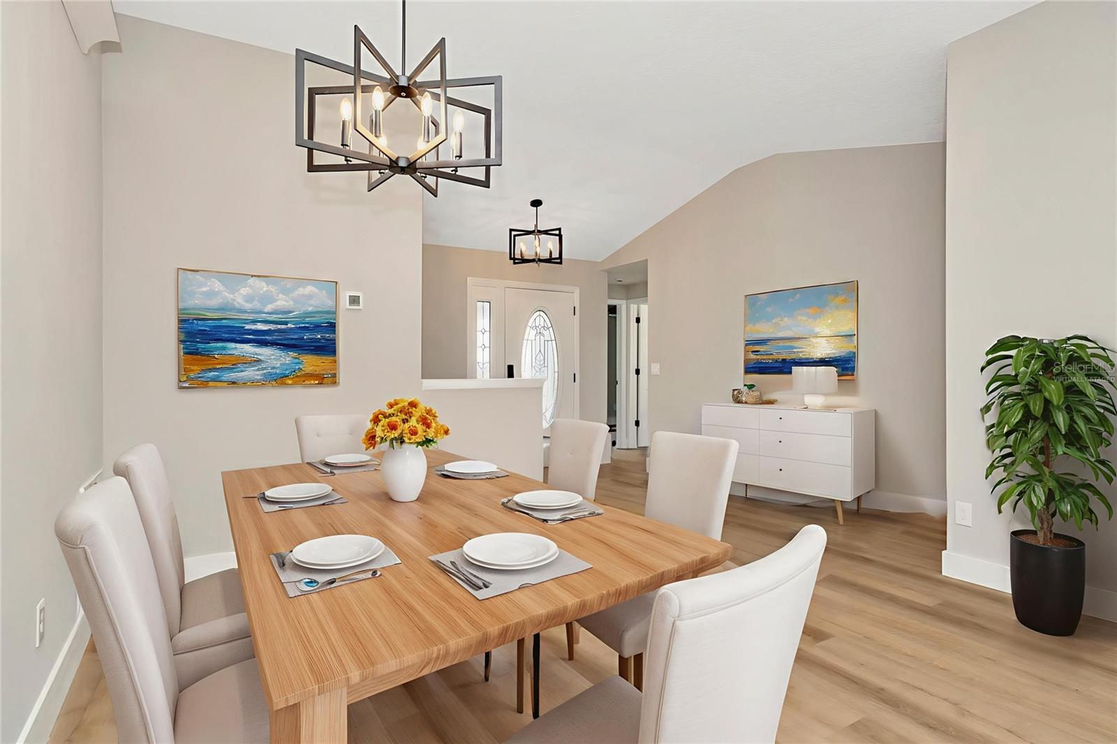 Virtually Staged Formal Dining