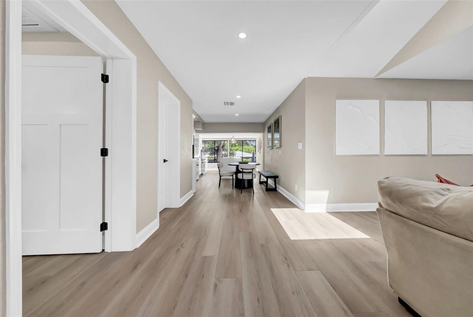 Walkway from Front door to kitchen