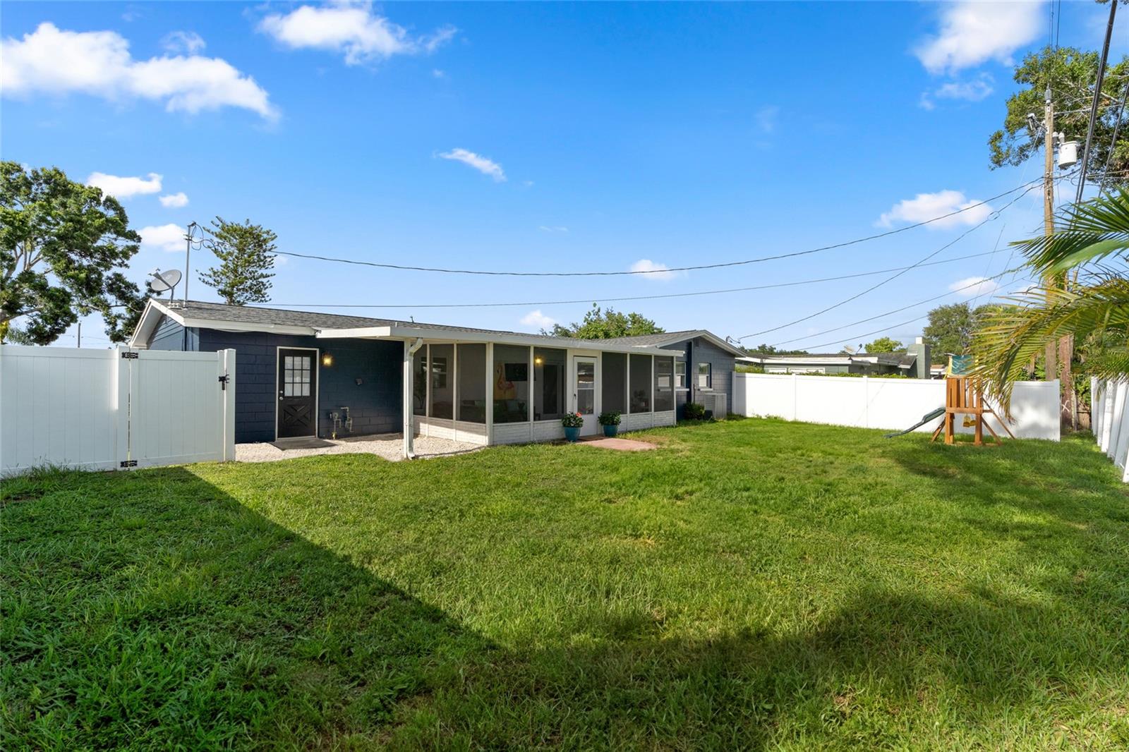 Fenced-in Backyard