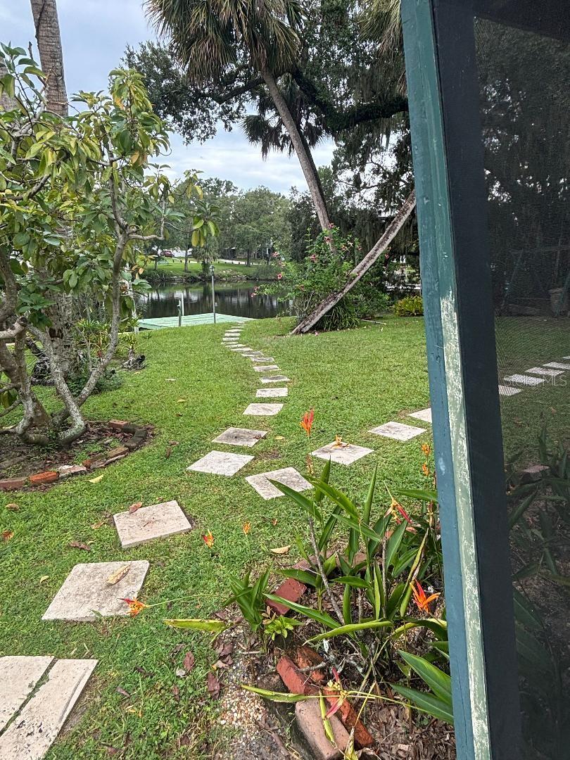 Walkway to River