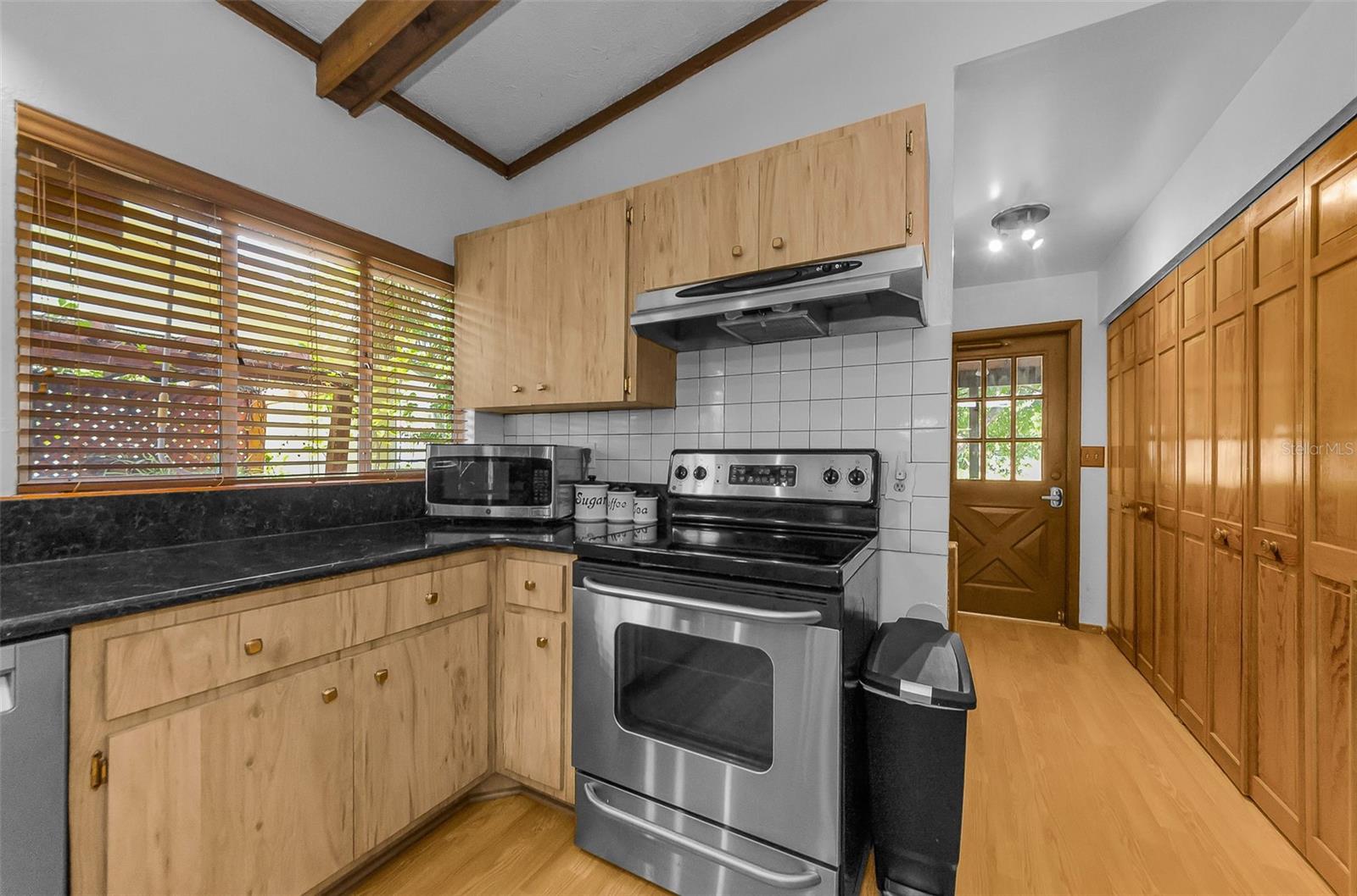 Entry into kitchen area