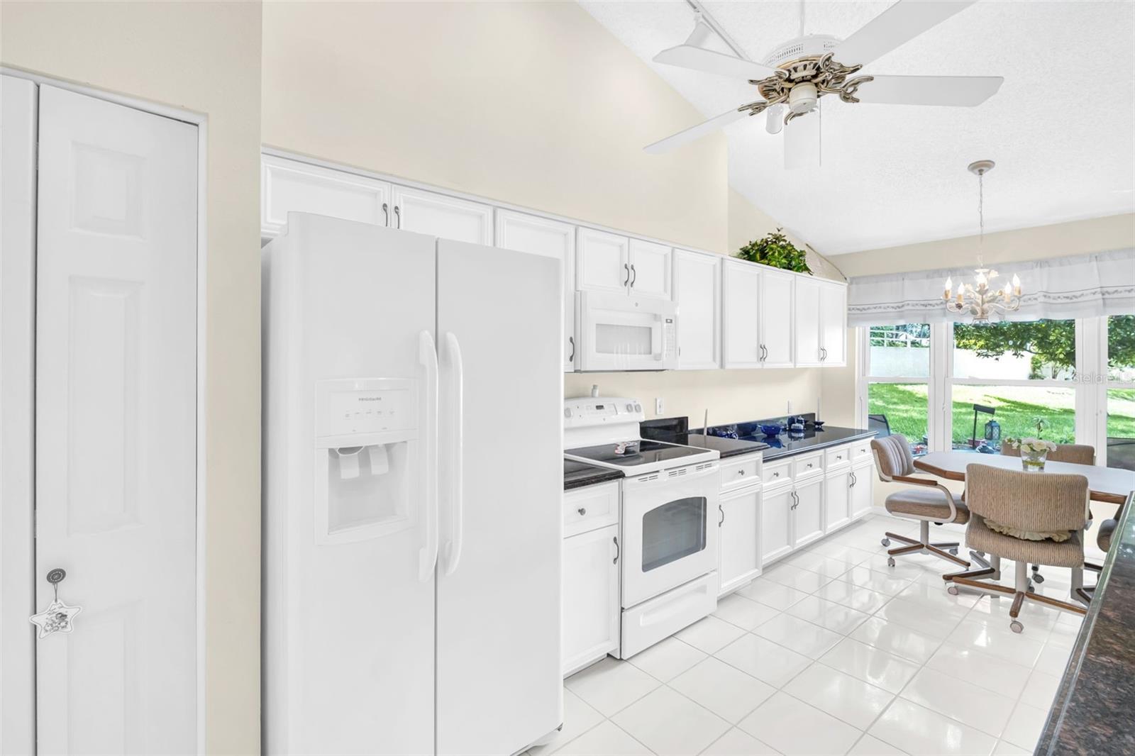 Oversized pantry closet and peaceful green views~