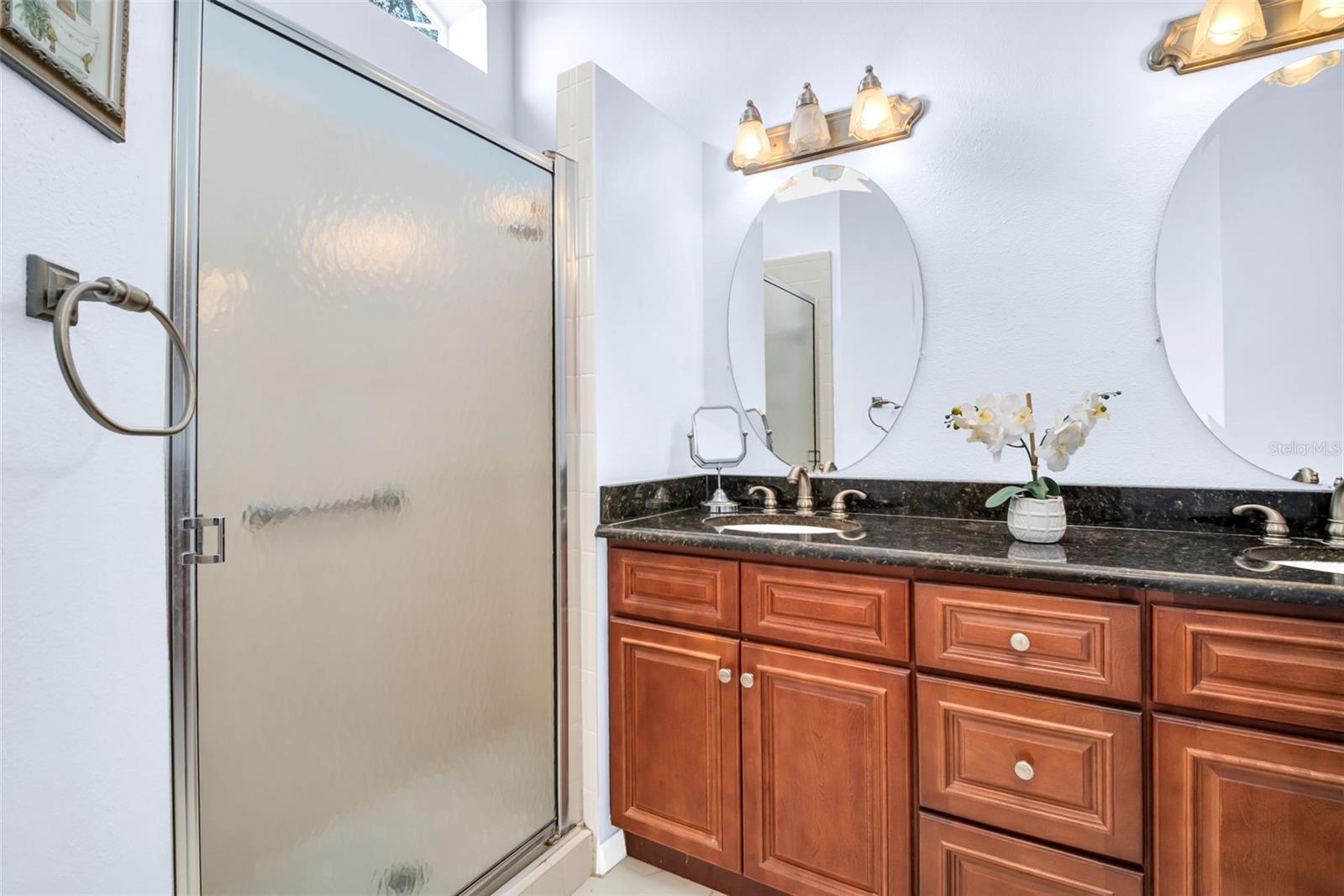 Large walk-in shower~