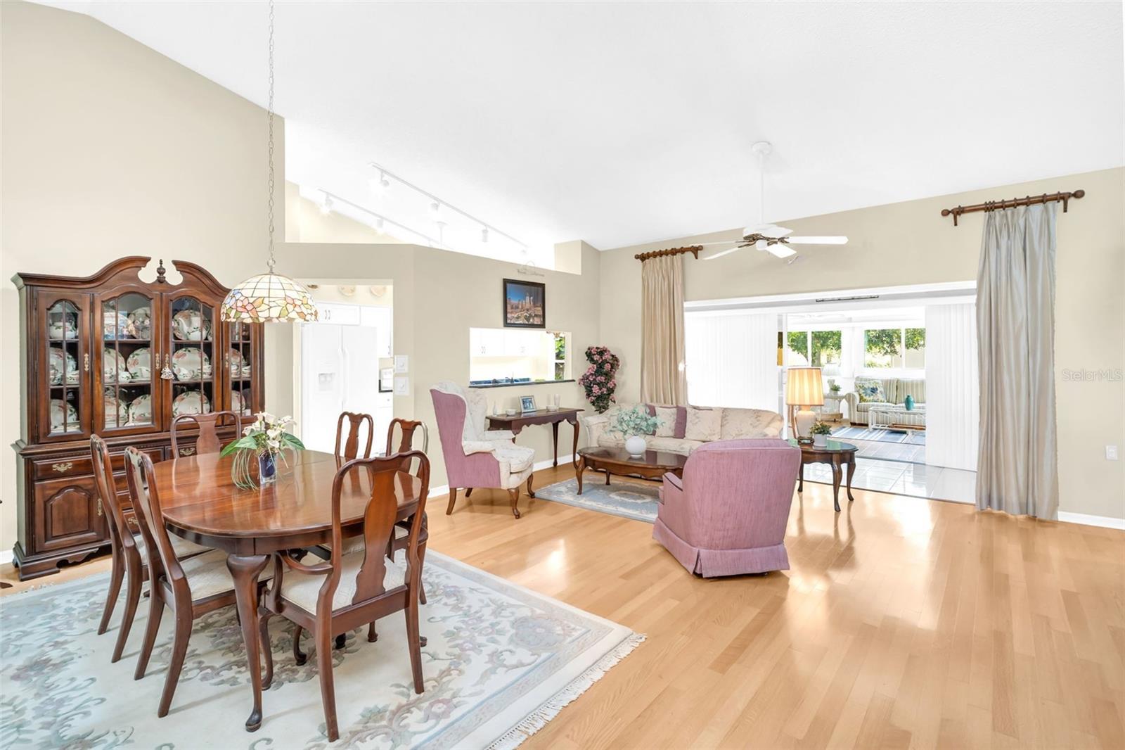 Wood flooring and neutral colors throughout~