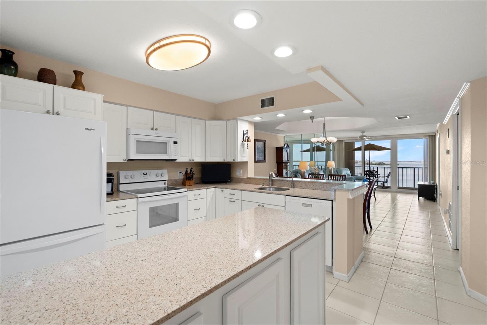 Gorgeous Water view the moment you walk in the front door!