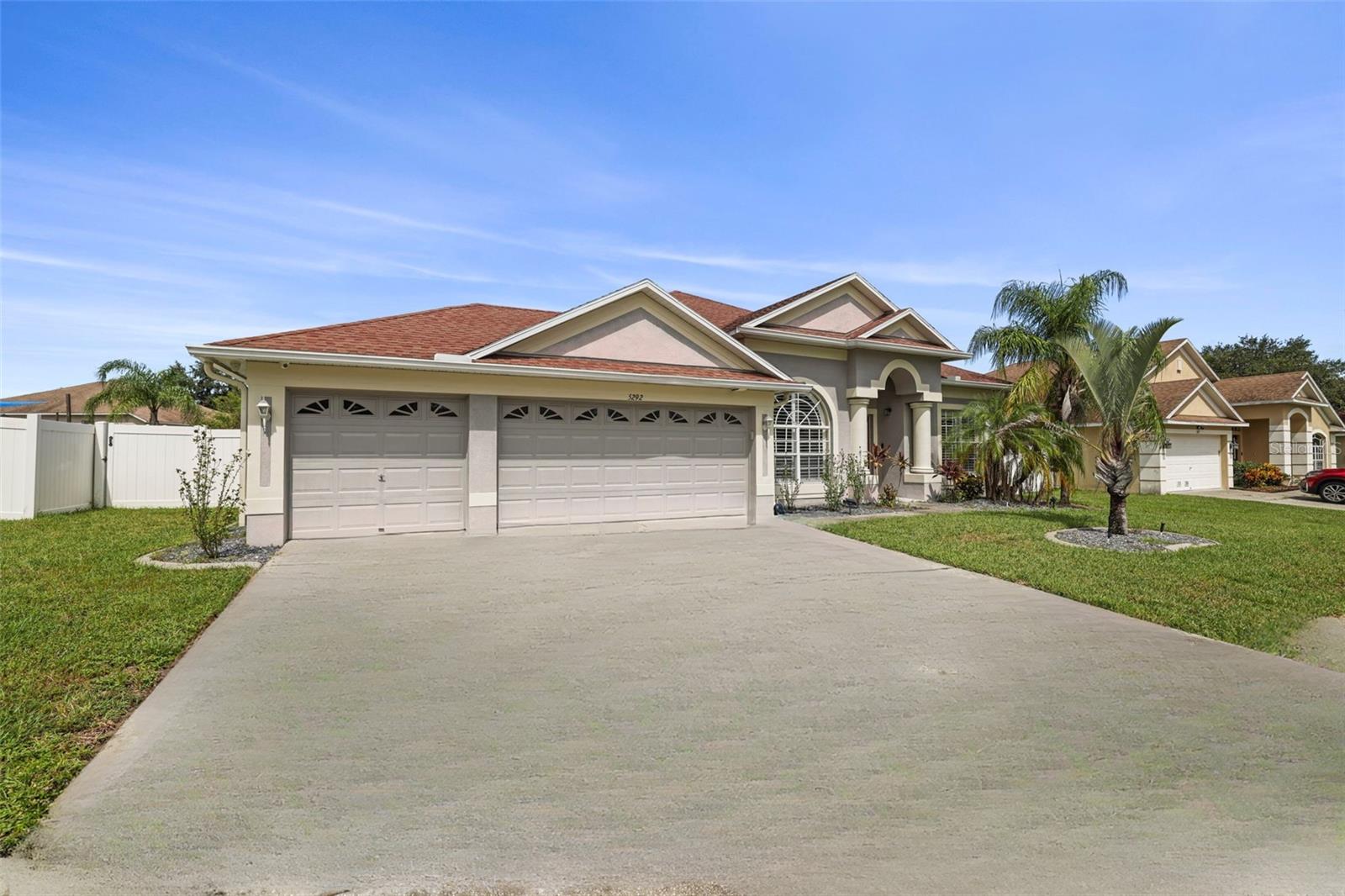 3 car garage