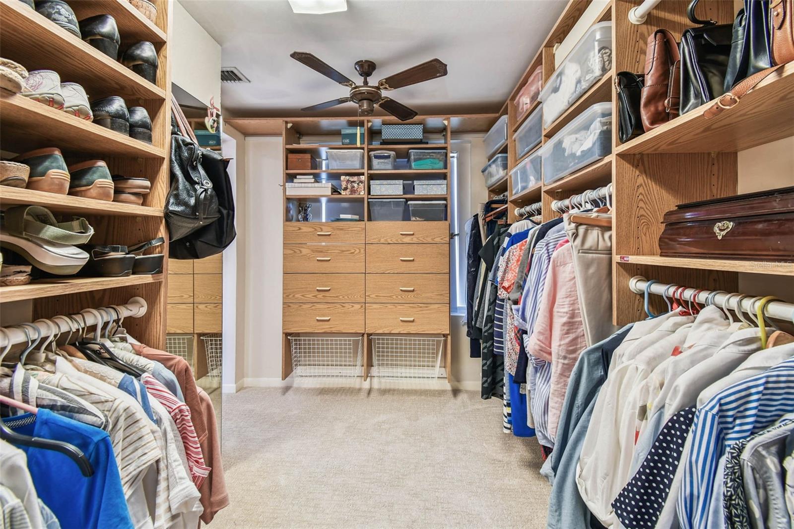 Huge closet for primary bedroom
