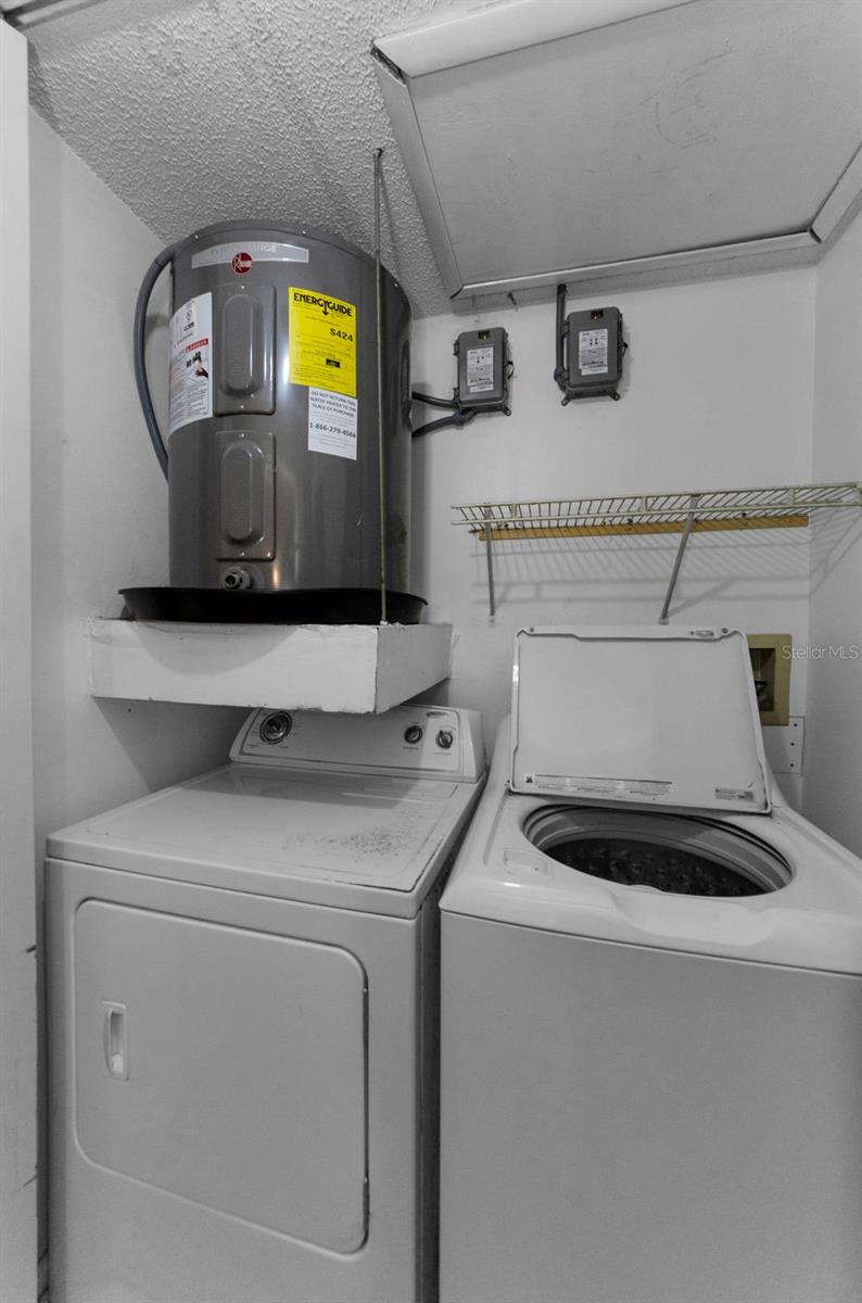 Laundry closet
