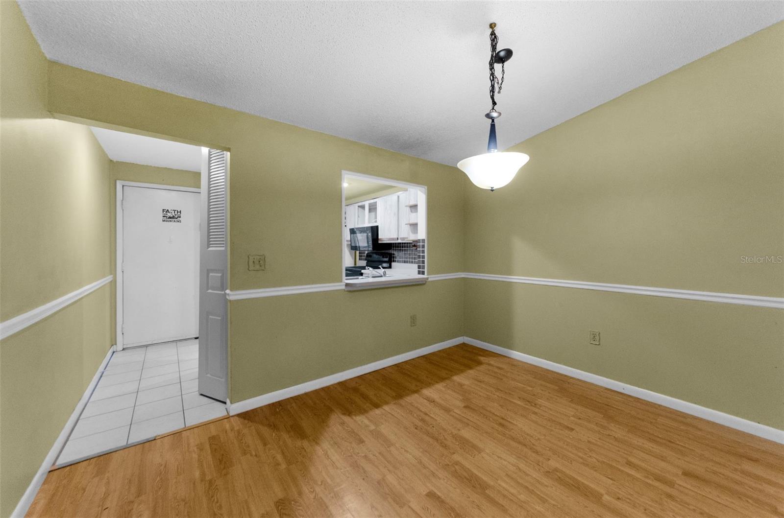 Dining area opens from the Kitchen