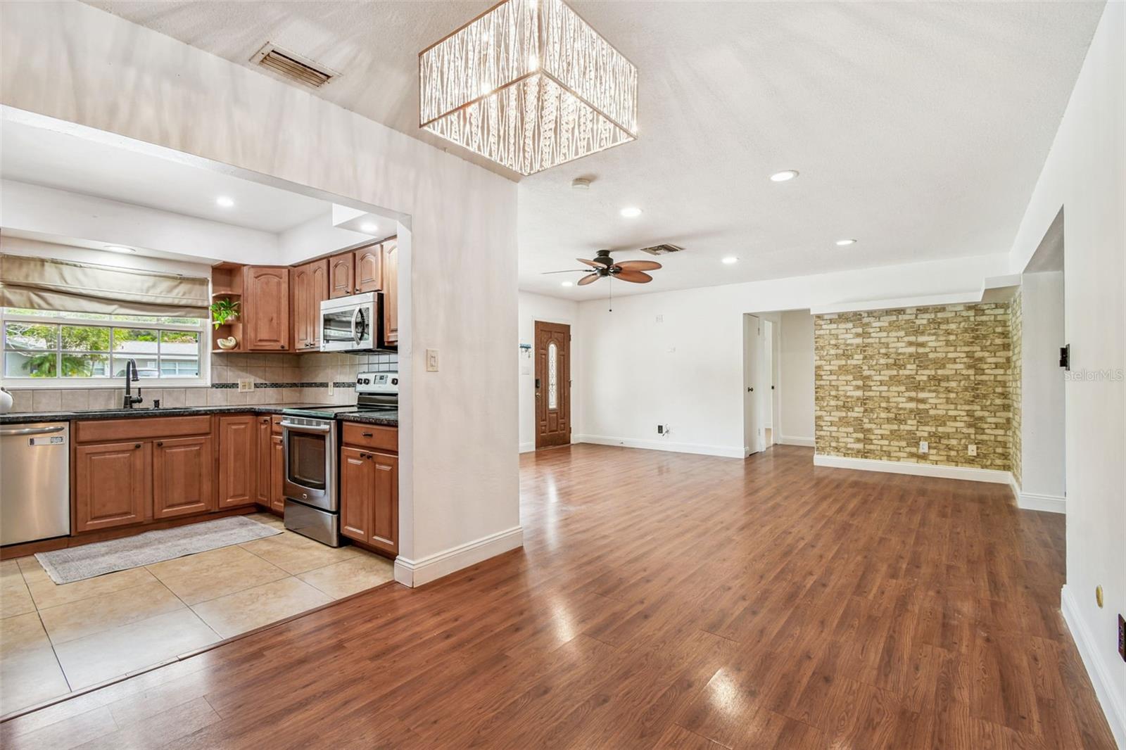 dining and kitchen